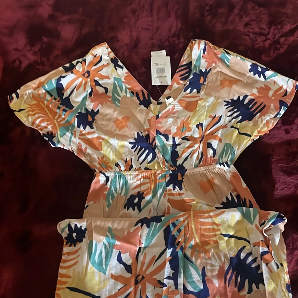 ROXY FLAMINGO SHADES PEACH BLUSH BRIGHT SKIES‎ Sz XSmall